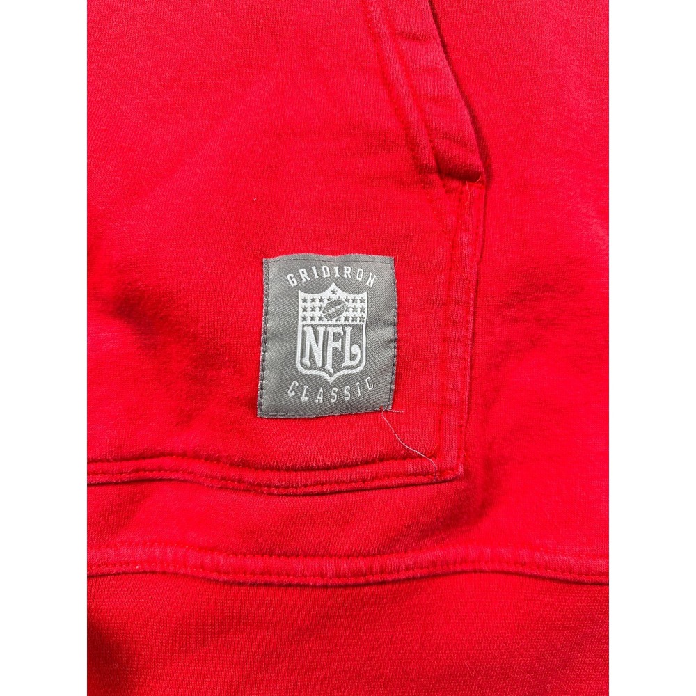 Vintage Reebok Gridiron Classic Hoodie Mens Medium Red NFL‎ Tampa Bay Buccaneers - Picture 5 of 9